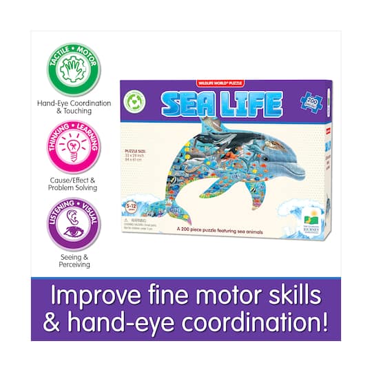 Wildlife World Puzzle - Sea Life: 200 Pcs